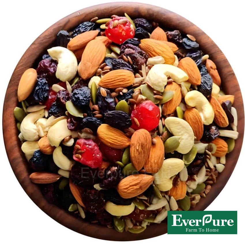 Premium Trail Mix - Nuts, Seeds & Fruits Mix (500 GMS)